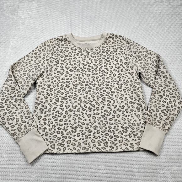 tek gear Tops - Tek Gear Sweatshirt Womens Medium Ultra Soft Fleece Animal Print Long Sleeve